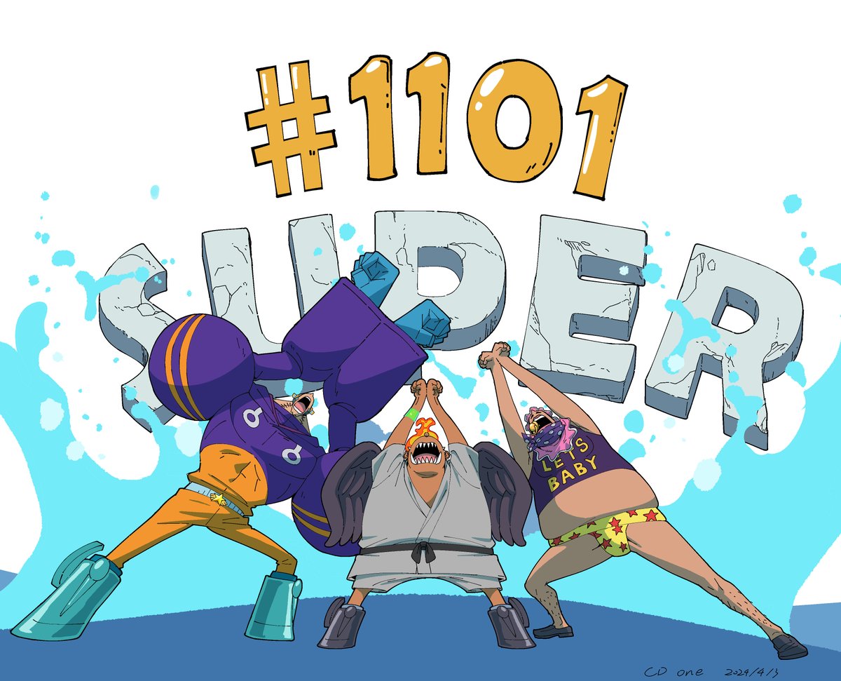 Comedycai's tweet photo. 感谢涂大@tuyongce2013的邀請和松實桑@wataru_1992413的指導，參與了#Onepiece1101，畫到了S鯊和弗蘭奇，很開心！（謝絕轉載） https://t.co/riyPkSqE7O