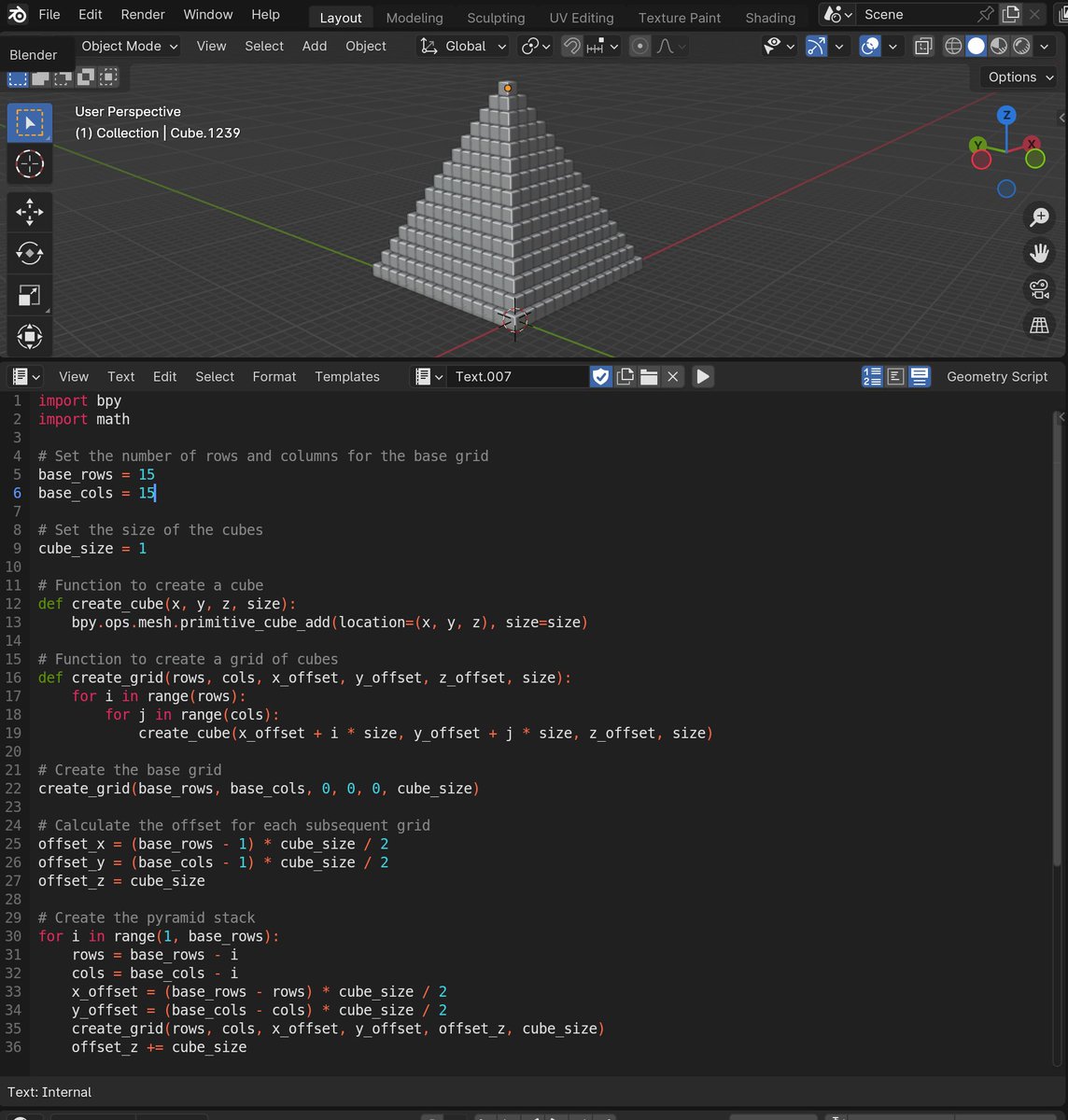 jimmygunawanapp's tweet image. Meta AI gives the correct answer after 2 revisions. #b3d #blenderpython #bpy 

Now training Grok AI....
