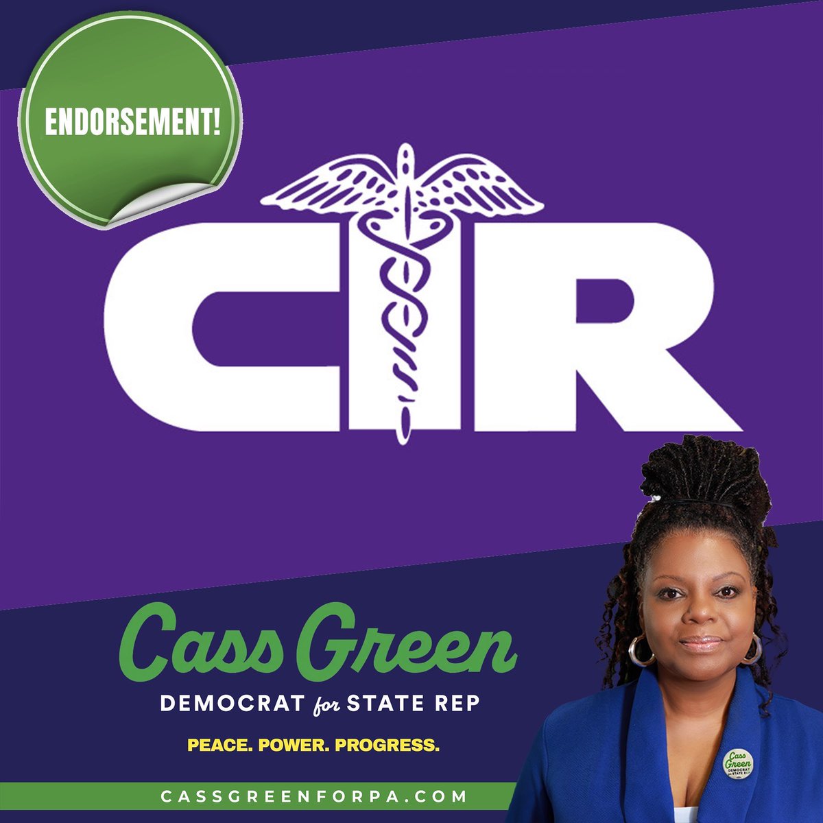 I am proud to have the endorsement of The Committee of Interns and Residents (@cirseiu), a local of SEIU representing over 32,000 resident physicians and fellows who are dedicated to improving residency training and education, advancing patient care, and