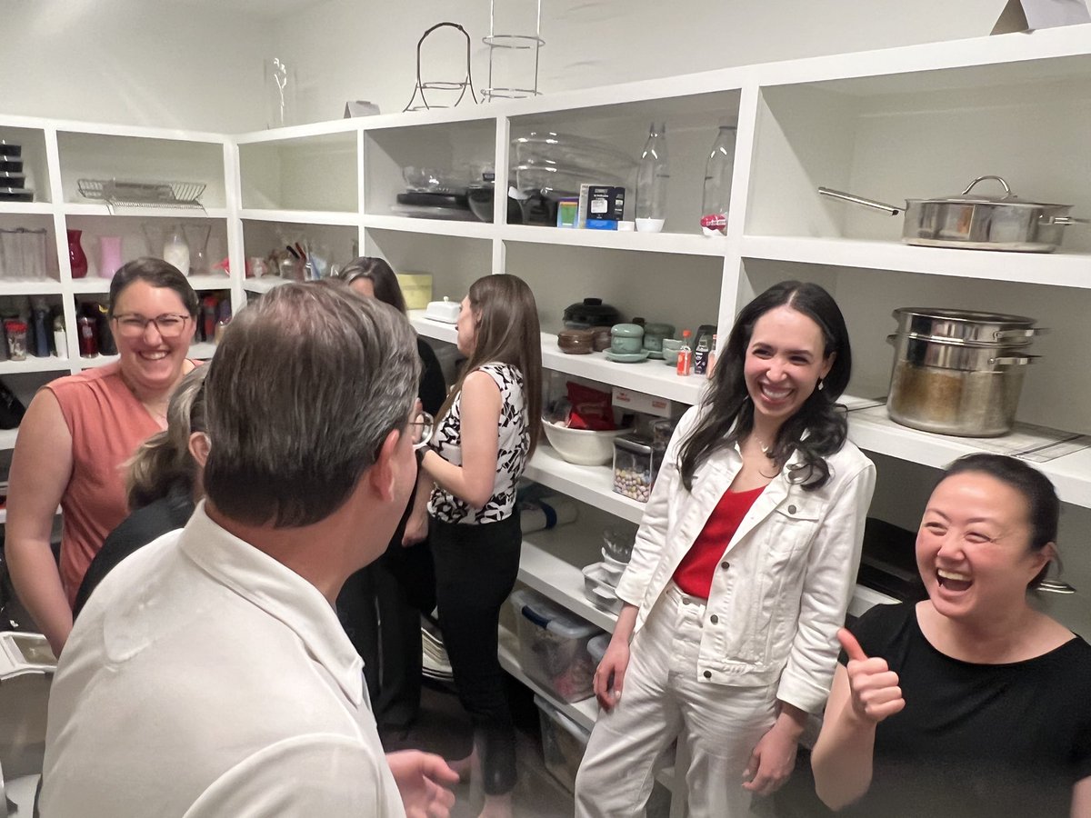 These brilliant people traveled &gt;42k miles to advance SCAD research &amp; pt care. Life is good when work is meaningful, colleagues are friends, and friends can laugh with you in/about your enormous pantry. Heart, brain, &amp; soul are full. <a href="/AtriumSHVI/">Atrium Health Sanger Heart & Vascular Institute</a> <a href="/SCADalliance/">SCAD Alliance</a> <a href="/iSCADregistry/">iSCADregistry</a>