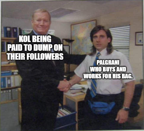 TheSolOffice's tweet photo. @Palgrani2 We heard you are the best to take over a token dumped by their devs. Help us bring The Office where it belongs. https://t.co/jQNXQBcAPy