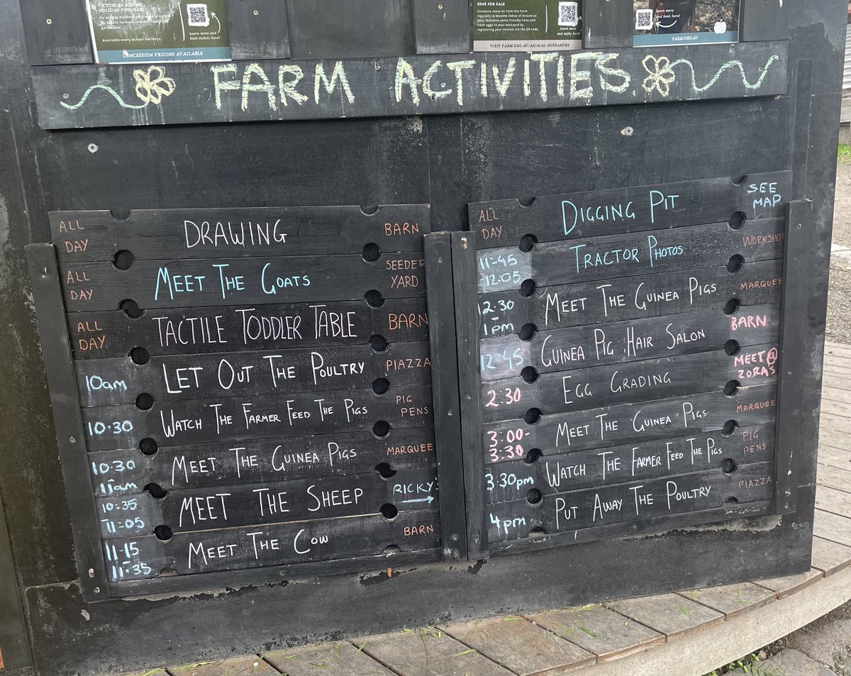 Every farm activity sounds like an indie band from 2008