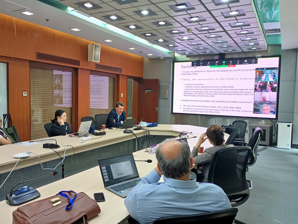 JCPA_ICPA's tweet photo. We are starting day two of the International Conference on Comparative Public Policy at Tsinghua's School of Public Policy and Management.
Sessions are showing solid and interesting research.
#ComparativePolicy
#JCPA_25Years https://t.co/gCE77Bf8O4