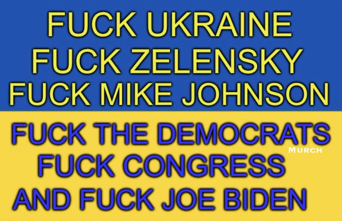 Bunch of traitors waving Ukrainian flags in our House. Sellouts in the GOP. Criminals all around us stealing American Tax Payer money.