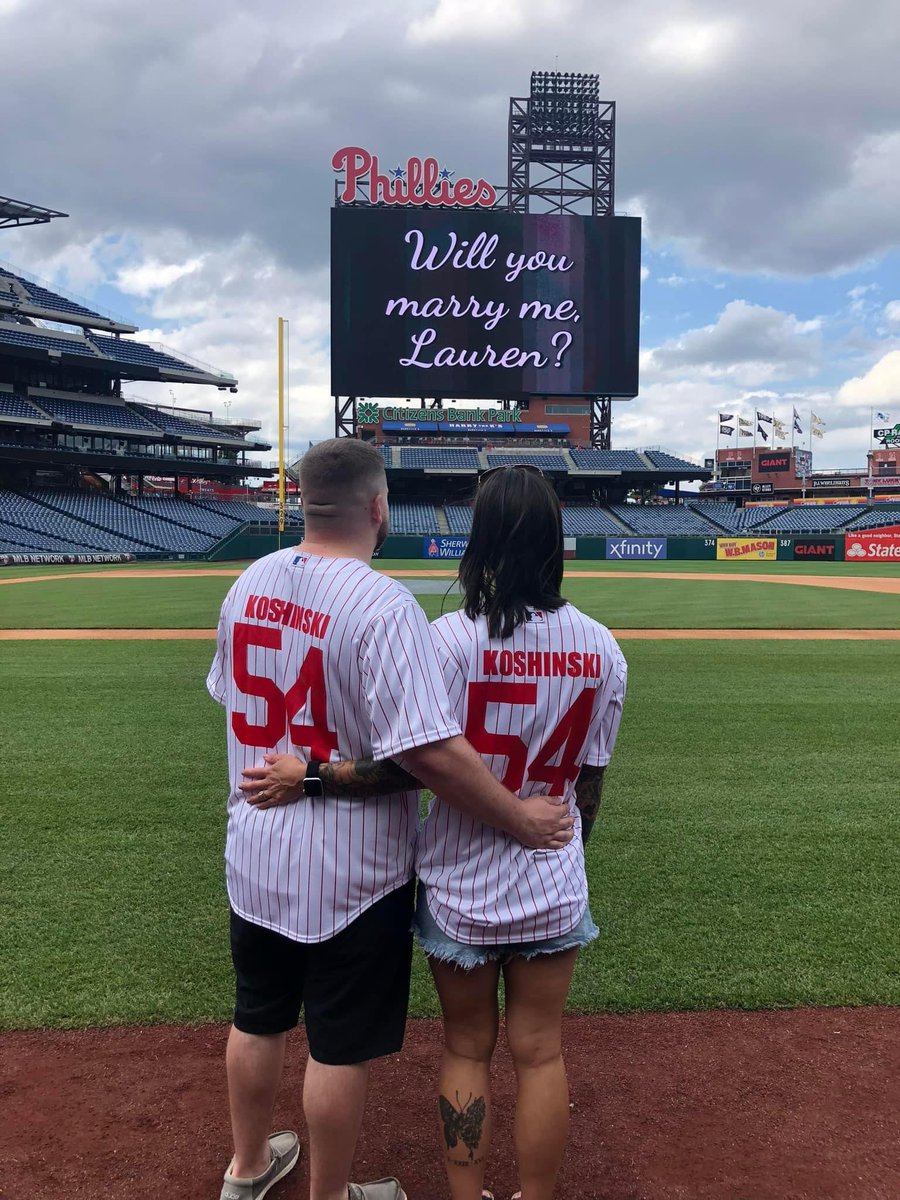 CoachKoshinski's tweet photo. Hey @JasonKelce doing anything June 1st? Wanna come to a killer wedding? https://t.co/JtZjSKpqt2