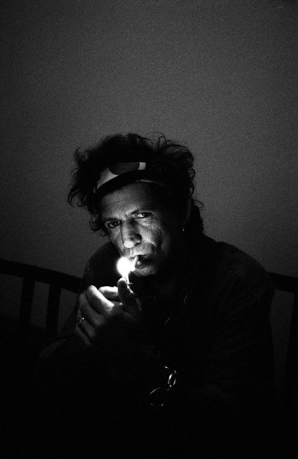 Keith Richards in New York, 1992. Photo by Claude Gassian.