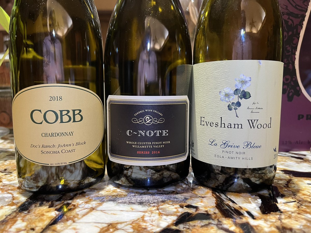 Saturday night lineup. So far we have had 3 inches of rain, all day. Drinking Oregon Pinot