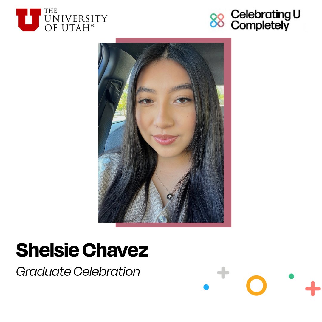 🎉 Congrats to Shelsie Chavez 🎉 'I want to thank my dad and mom for always being my biggest supporters. [...] I am very blessed to have them by my side through this entire journey!' ~ Shelsie Chavez 💻 loom.ly/iwwdL9o @uutah