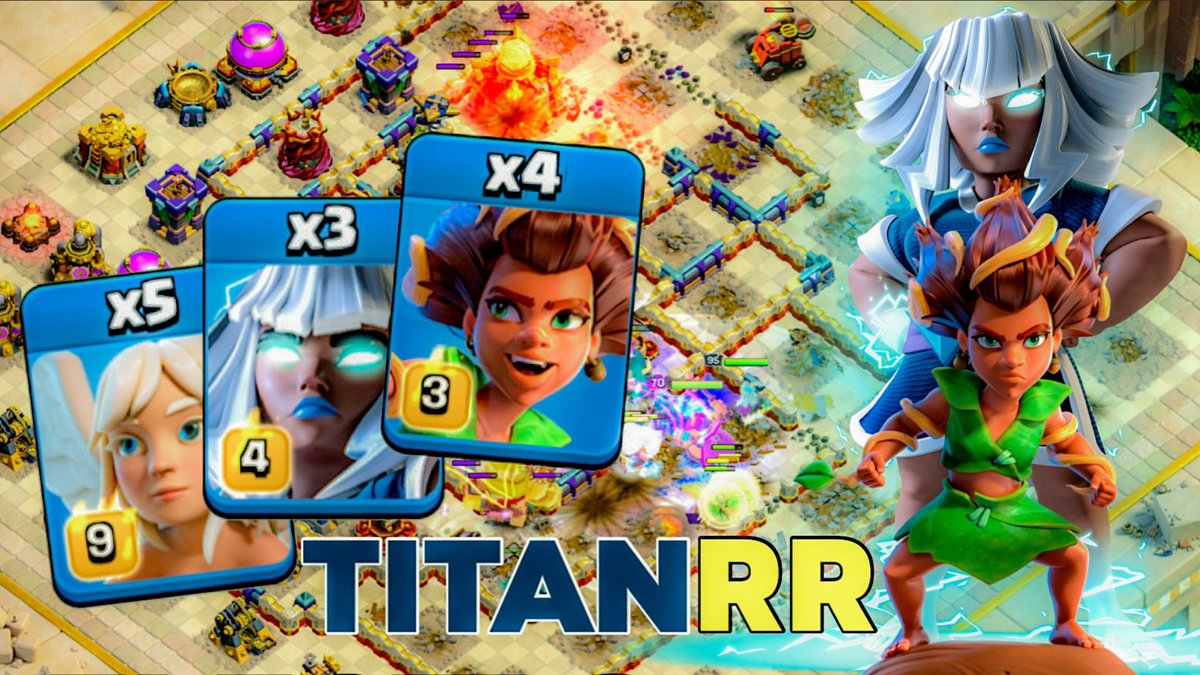 Unleashing Power: TH16 Zap Electro Titan & Root Rider Legend League Attacks! Click Here:youtu.be/wvW30C2oaP0 #clashofclans #clashon