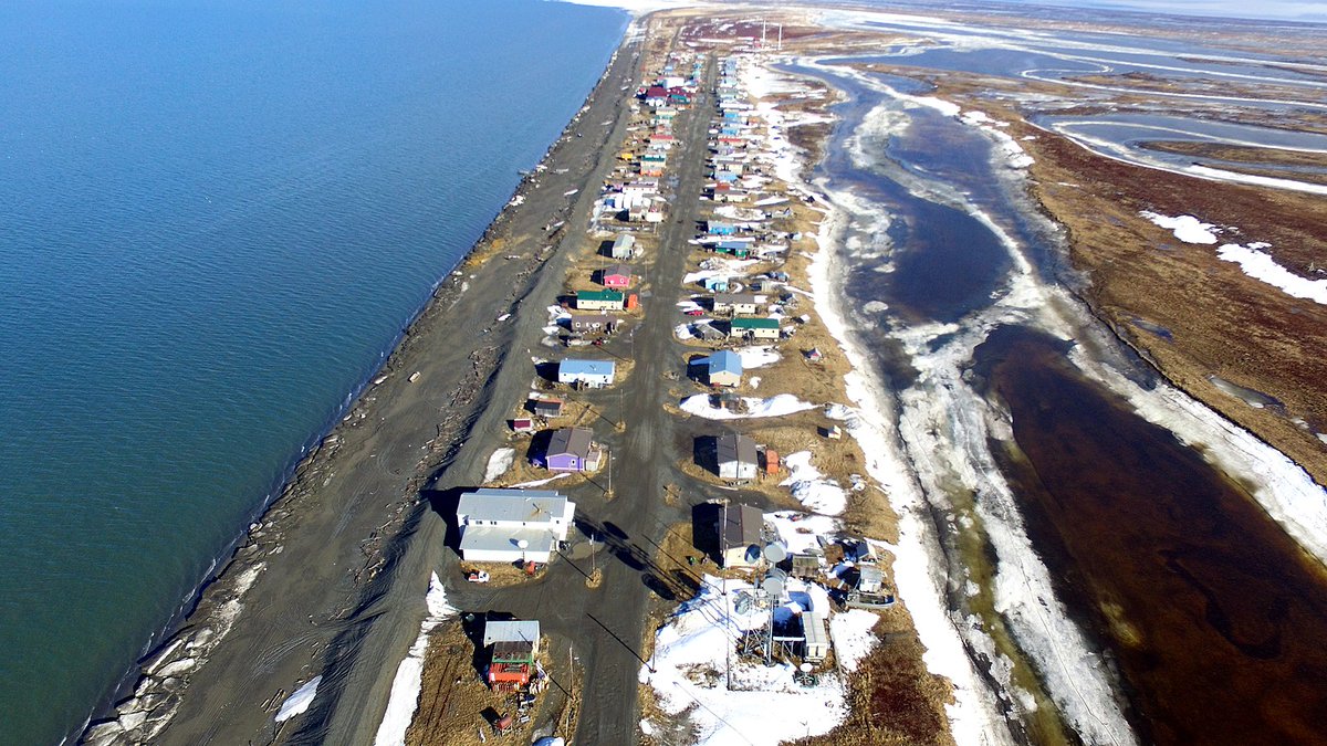 The Native Village of Shaktoolik is a remote community in Alaska facing a severe threat of climate change-fueled storms, erosion, and sea level rise. We're investing in work on a road that can serve as both an evacuation route and access to a future relocation site.