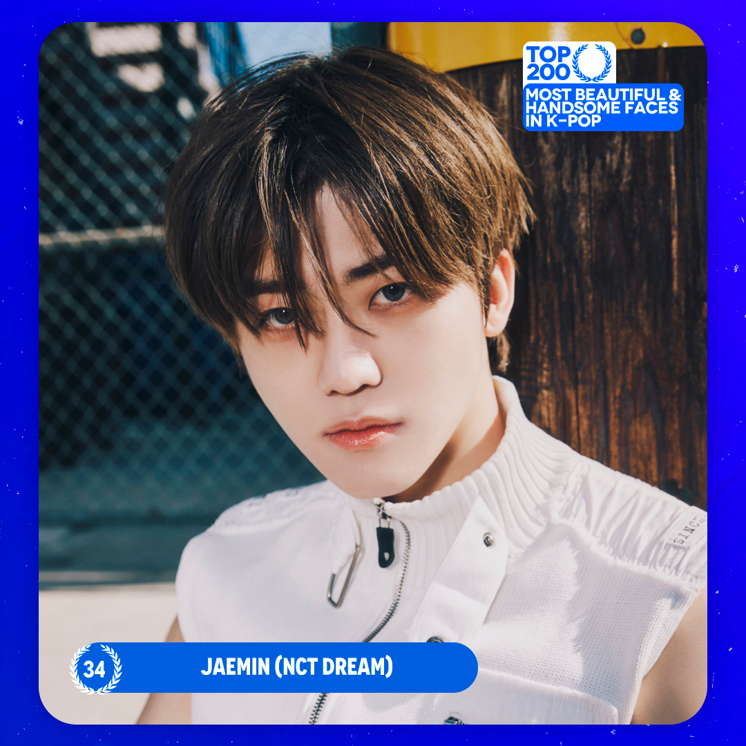 TOP 200 – Most Beautiful/Handsome Faces in K-POP #34 JAEMIN (#NCTDREAM) Congratulations! 🎉