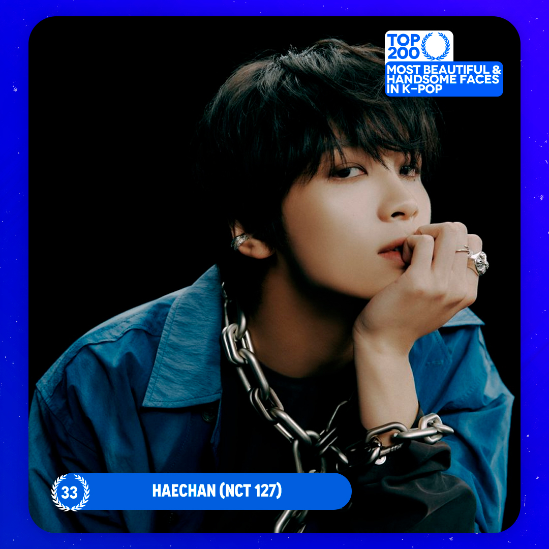 TOP100KPOP's tweet photo. TOP 200 – Most Beautiful/Handsome Faces in K-POP

#33 HAECHAN (#NCT127)

Congratulations! 🎉 https://t.co/YkBKexM2gW