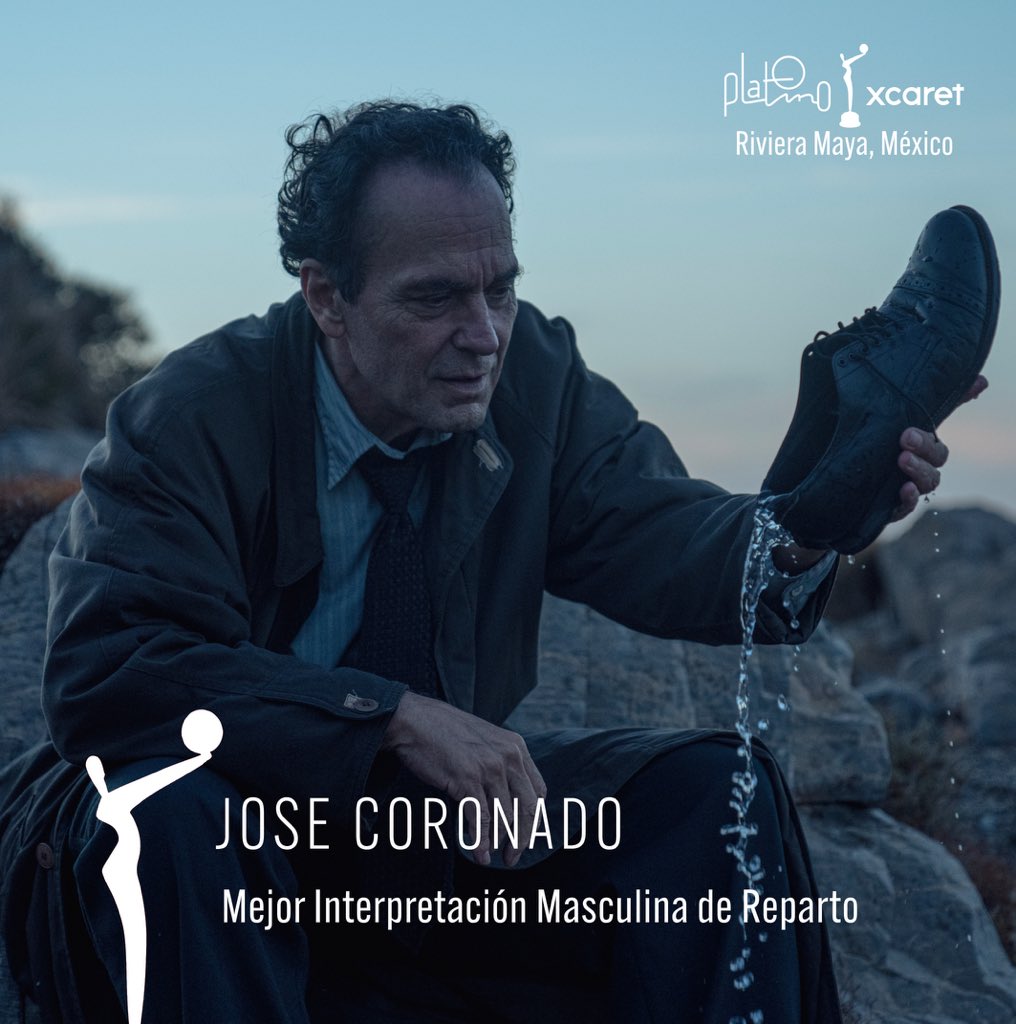 El Premio a la Mejor Interpretación Masculina de Reparto es para… Jose Coronado 🇪🇸 #PlatinoXcaret #RivieraMaya @RivieraMaya @GoCaribeMex