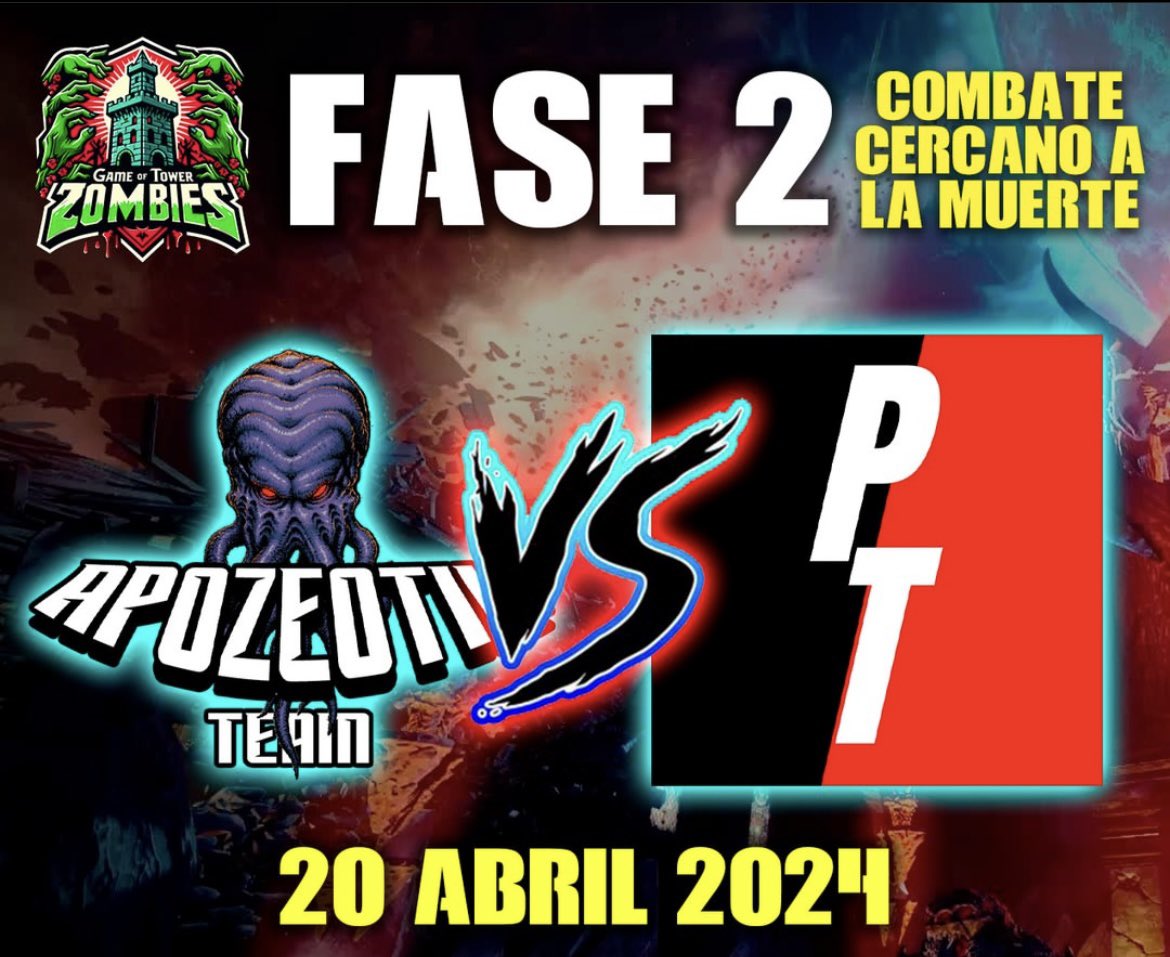 Flixw3El's tweet photo. Hoy segunda fase del Torneo de “GAME OF TOWER ZOMBIES” con el TEAM PLACHAKA @ByXaby_24 @Flixw3El @El_bodhisattva @danigames5918 https://t.co/Gsxh3jMvqV