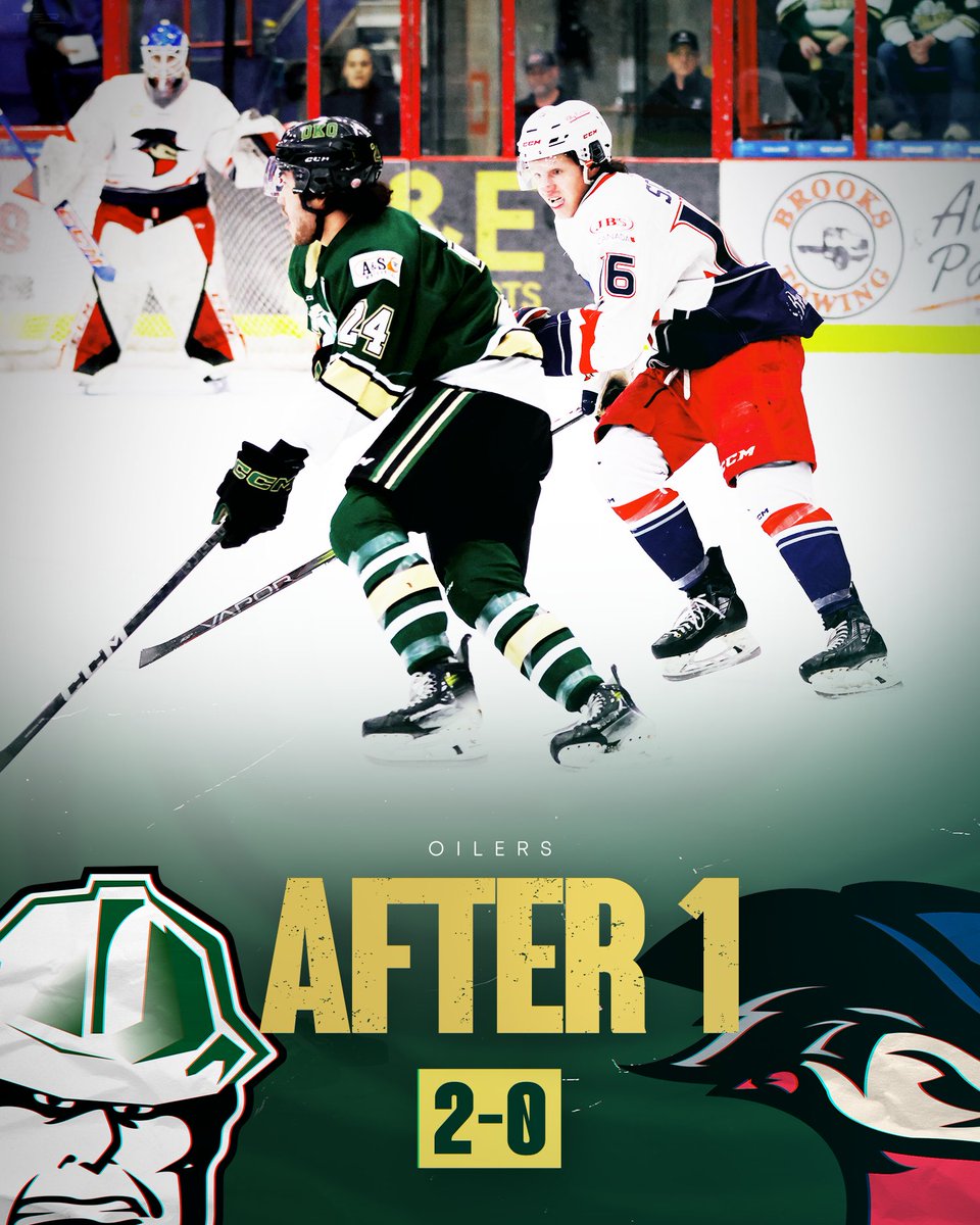 Huxley and Rowland give us the start we needed. Lots of work left. Shots 11-9 us after one! #BCHL 

Photo: Davin Beer