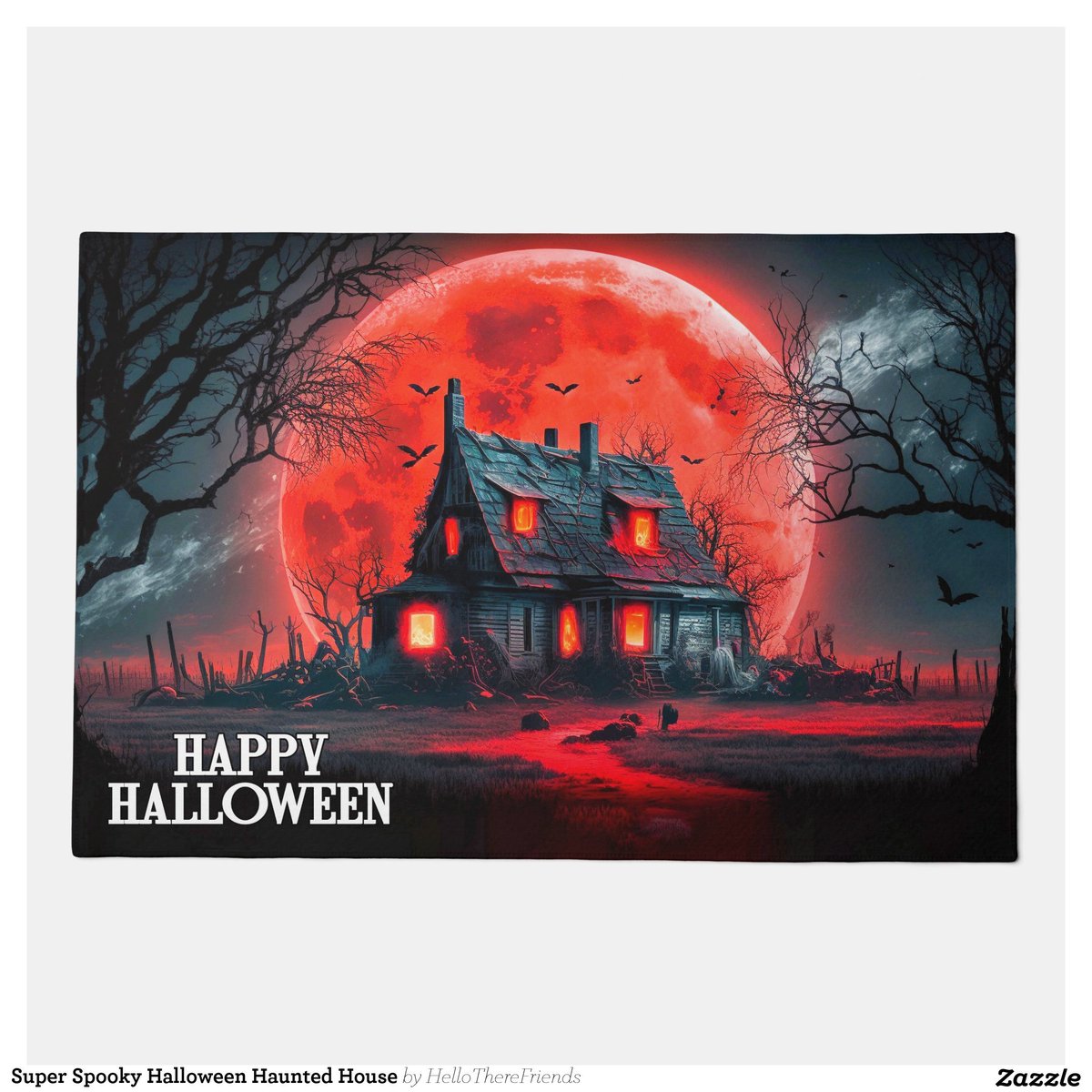 Super Spooky Halloween Haunted House Doormat→zazzle.com/z/9y4sm9wc?rf=…

#WelcomeMat #WelcomeDoormat #HappyHalloween #Halloween2024 #Spooky #TrickOrTreat #HauntedHouse #HomeDecor #HolidayDecor #Zazzlemade