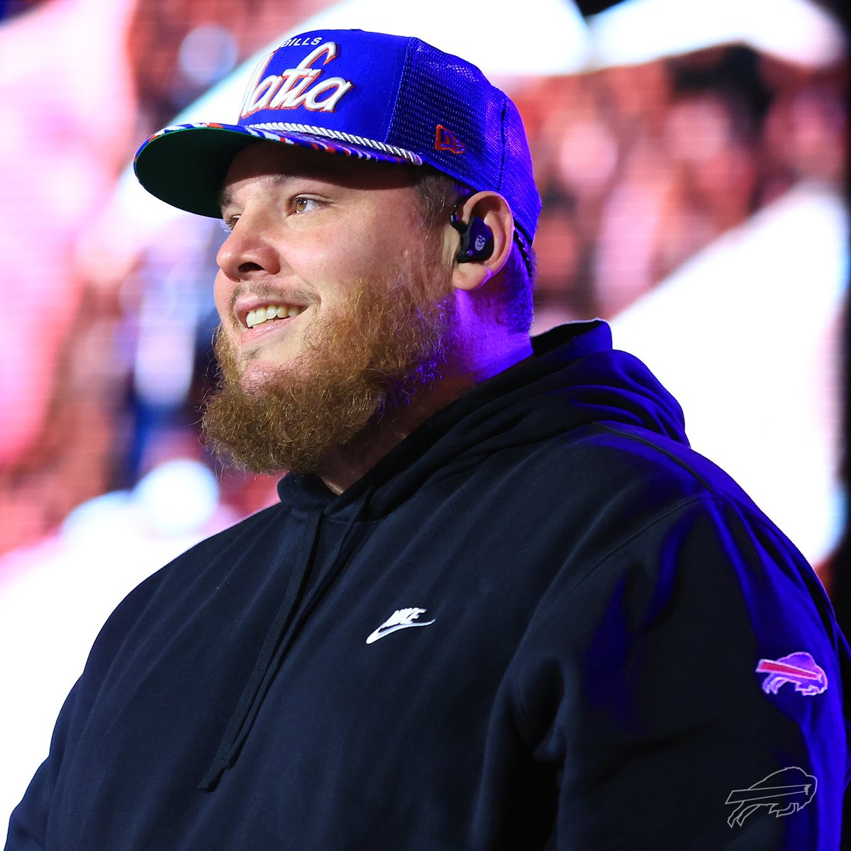 Buffalo 🤝 @LukeCombs. #GoBills | #BillsMafia