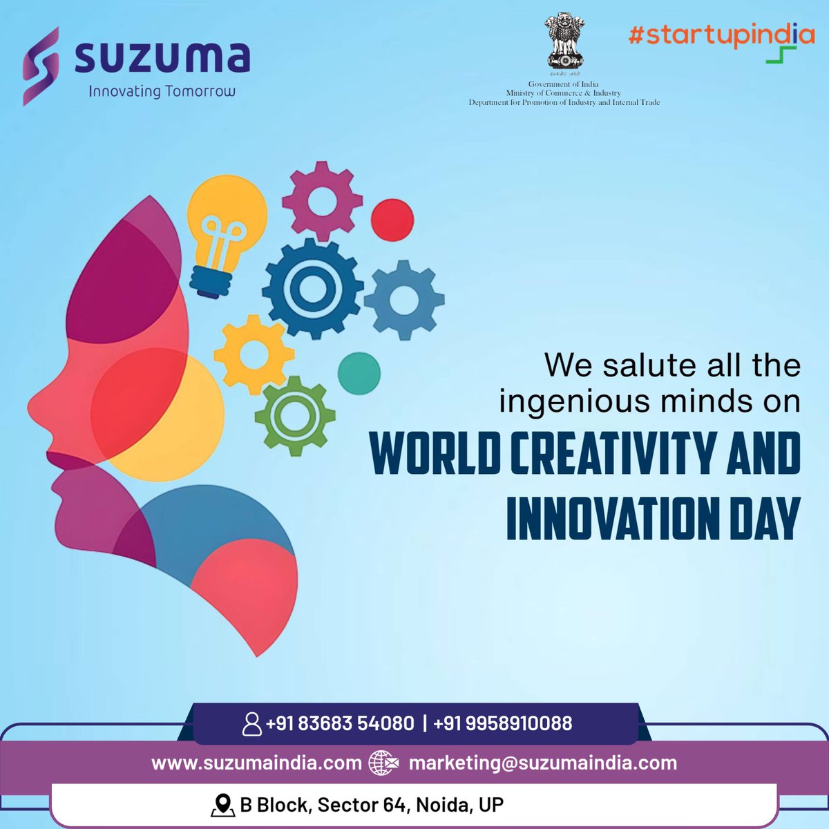 Greetings from SUZUMA INNOVATIONS INDIA  
 #InnovationAtWork #InnovativeMinds #ImaginationUnleashed #CreativeSolutions #InnovativeThinking #CreativityIsKey #InnovationCulture #InspiredByInnovation #CreativeGenius #InnovateToSucceed #OutoftheBoxIdeas #InnovationEverywhere