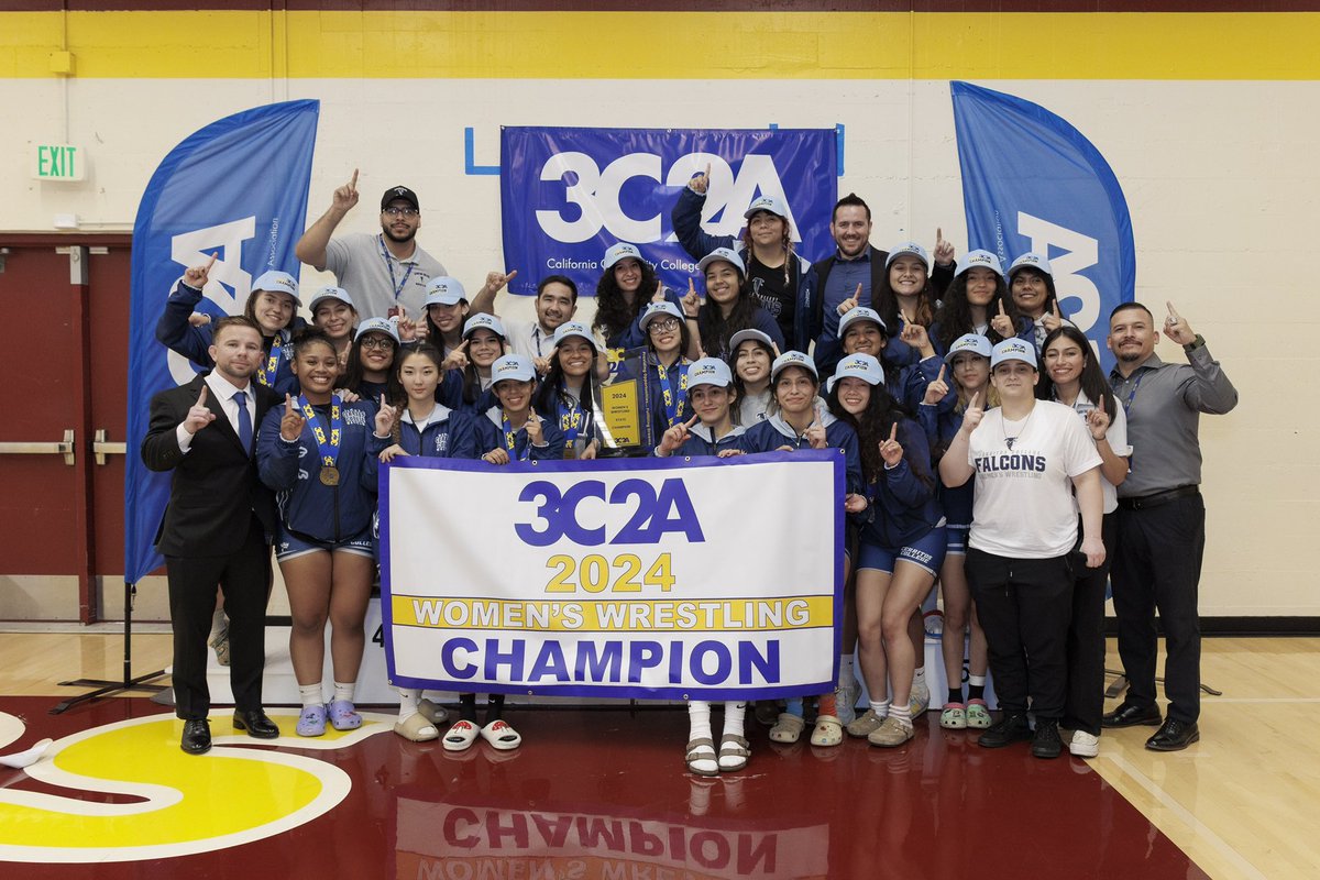 Your STATE CHAMPIONS: Cerritos College Women’s Wrestling 🏆🔥🤼‍♀️