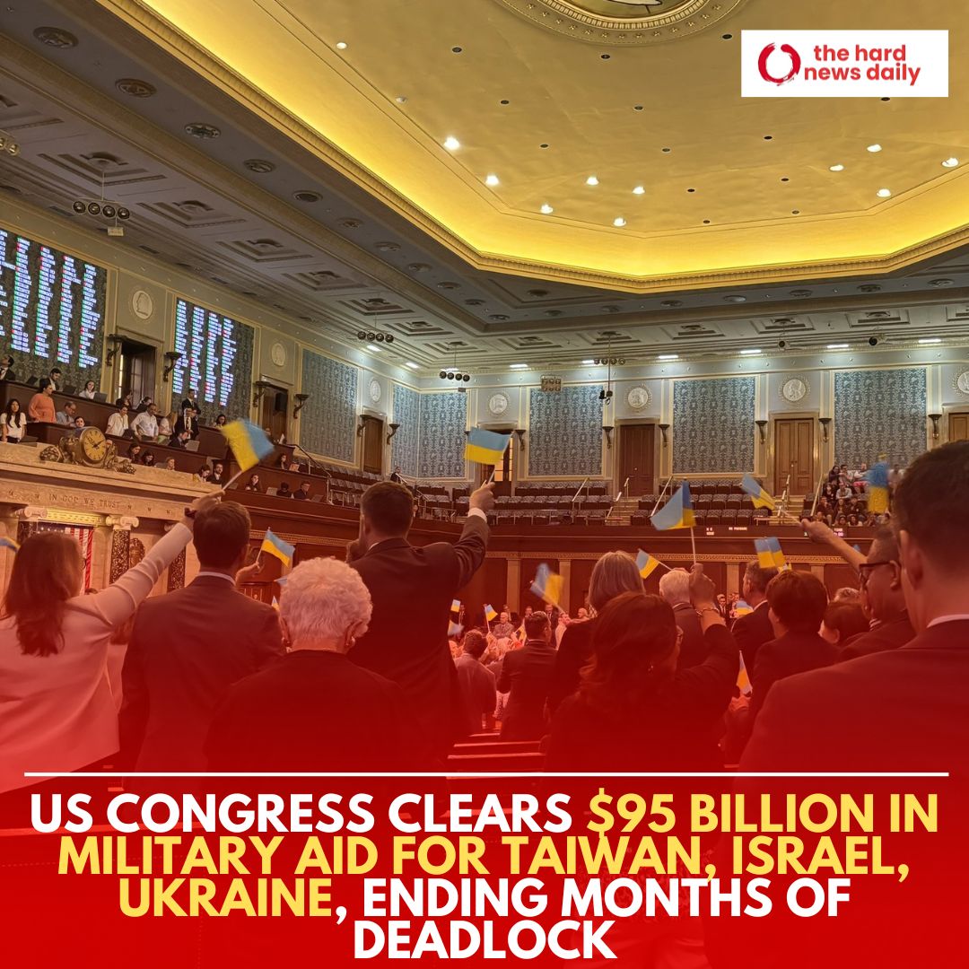 Today, the US House passed $95 billion in military aid for Taiwan, Israel, and Ukraine, ending a six-month standoff. 

$61 billion of this package is allocated to bolster Ukraine as it continues its conflict with Russia. 

#USCongress #MilitaryAid #GlobalSecurity #Ukraine #Taiwan