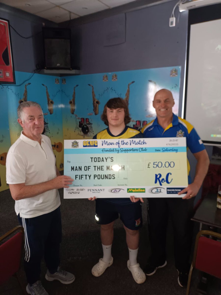 Congratulations to this weeks man of the match, Roan Trott 👏🏻

#ROC #RideOrCollide 🔵🟡🐏🏉