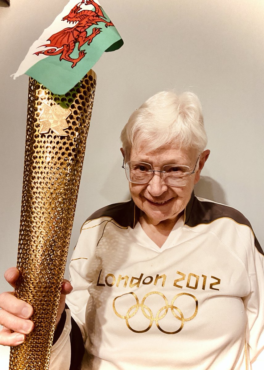 Co-Director Vickie was at a fancy dress party last night in Wales and met JILL, a torch-bearer at #london2012! She told Vickie all about carrying the torch through Fishguard! 
 Our family show 'Who Wants to be an Olympian?' celebrates all things Olympic, on tour this summer :)