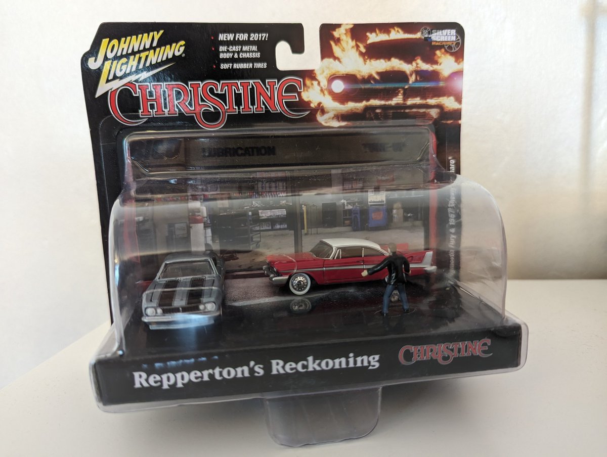 Went to Brentwood Toy fair today and picked up these model cars from Christine. #collector #modelcar #johnnylightning #christinemovie