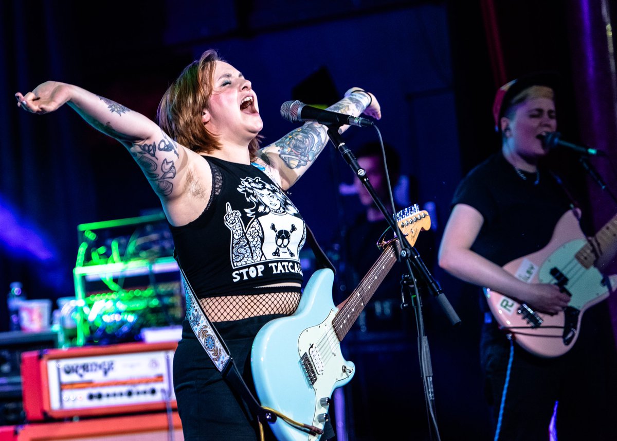 This is @fightmilkband who played #crocroland 14 April on The Town Square Stage. 📸 @jonmophoto Next London show 11 June with @chorusgrrrl Tickets here: wegottickets.com/event/615572