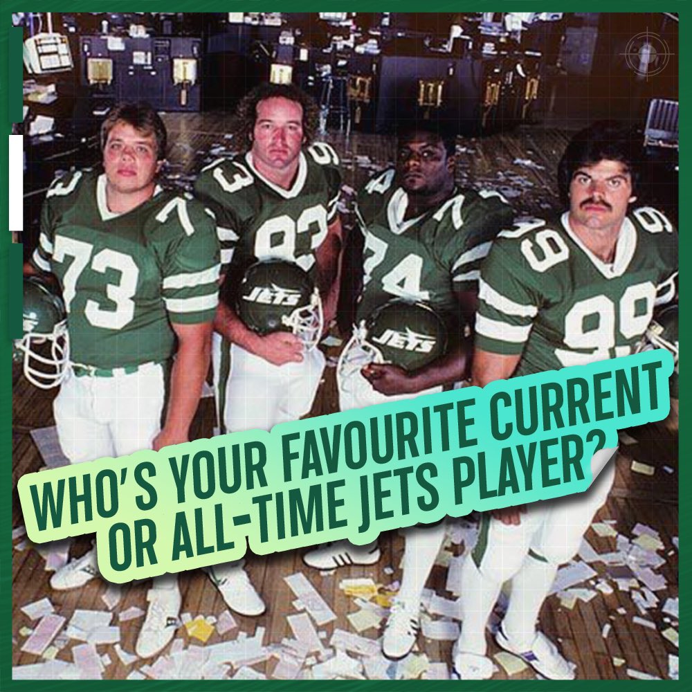 The draft is coming up and new players are inbound, but who is (or who was) your favourite? 

#TakeFlight #NYJets #JetUp #JTFU #NewYorkJets #GangGreen