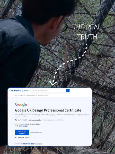Can you land your first job after completing this UX course?

You're absolutely wrong.

Read Why📌
bit.ly/3xSNjAy

#UXDesign #CareerDevelopment #JobSearch #ProfessionalDevelopment #DesignSkills #TechCareers #GoogleUX #CollegeStudents #DesignEducation #uxbyzaid