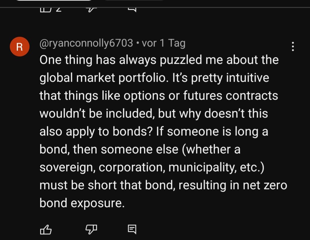 Should bonds even be in the global market portfolio?