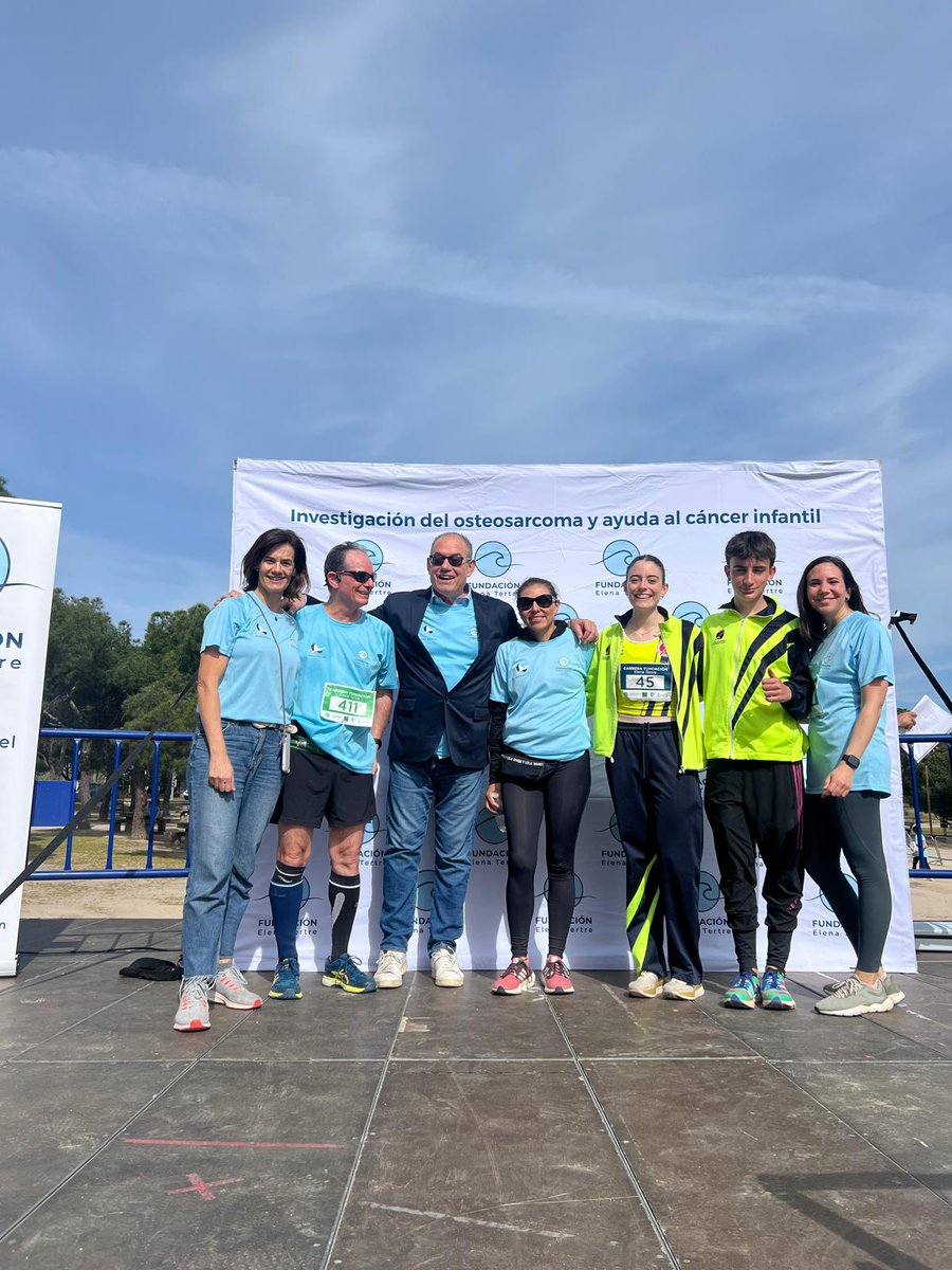 Yesterday, we were at #Madrid, similar to @JTrentMDPhD at the fundacionelenatertre.es solidarity race for #Osteosarcoma, #Sarcoma & Childhood #CancerResearch They are healthy initiatives that help make #sarcoma visible. @GrupoGeis @CureSarcoma @bstt_course @sarcomapatients