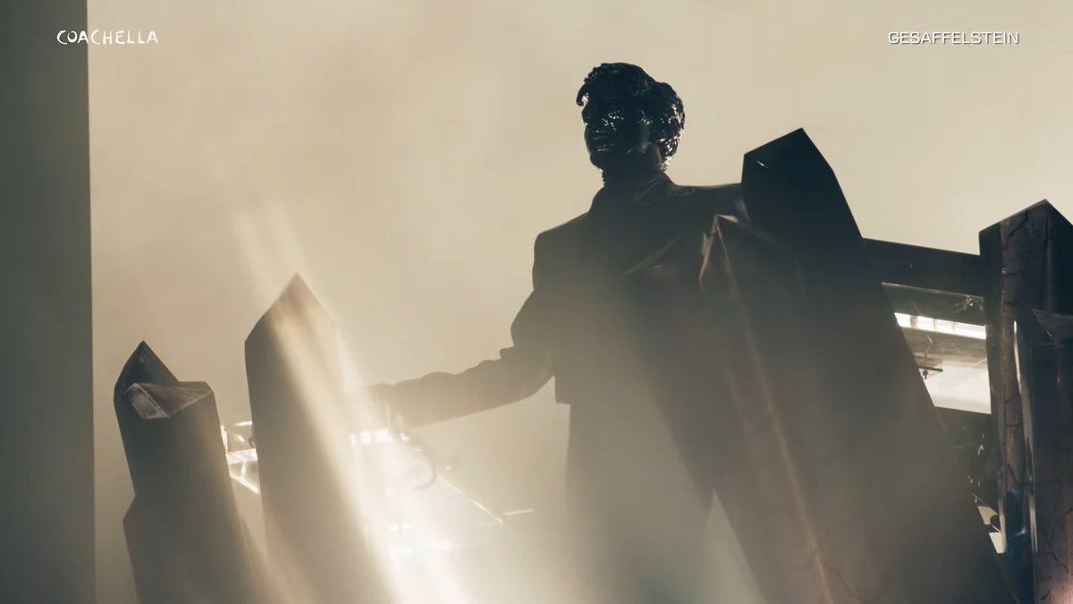RevenantAnarchy's tweet photo. Coachella weekend 2 camera operators need a raise because looks how good Gesaffelstein looks https://t.co/GeyTYuwmQk