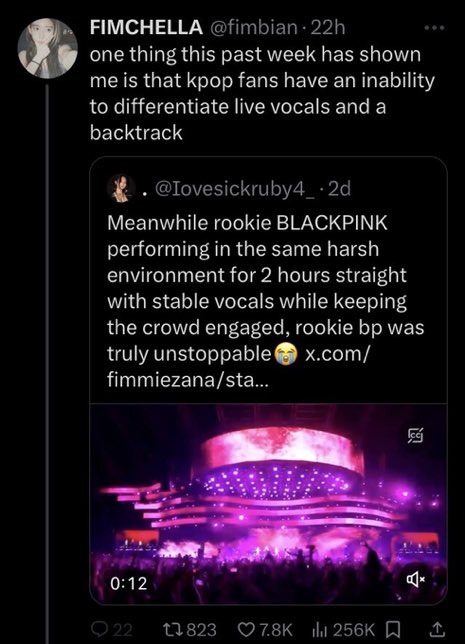 The double standards?? Y'all are very comfortable in dragging blackpink and it shows