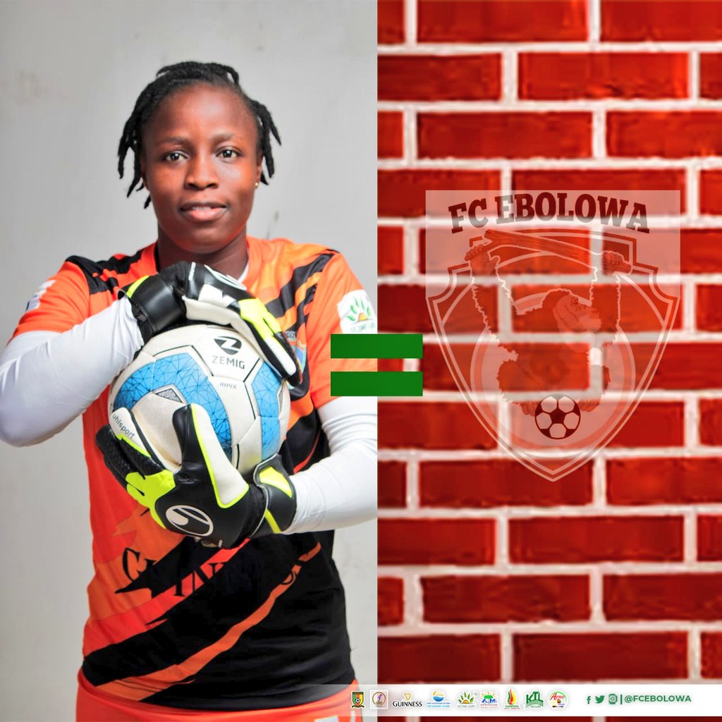 FCEbolowa's tweet photo. @GSuper_League 4 : Notre gardienne N2 #VanessaSIGNE, infranchissable lors de la J19 au cours de laquelle @FCEbolowa s'est imposé 1️⃣🆚0️⃣ #EdingSportFootballFilles.
#WeAreBeNgonYâEbolowoo💚💙
#ChampionneHonorifique
#Day19 #Cleansheet #SIGNE #Wall #FCEESF #GSL4 #LFFC @PortOfKribi https://t.co/sW5PlyzuTb