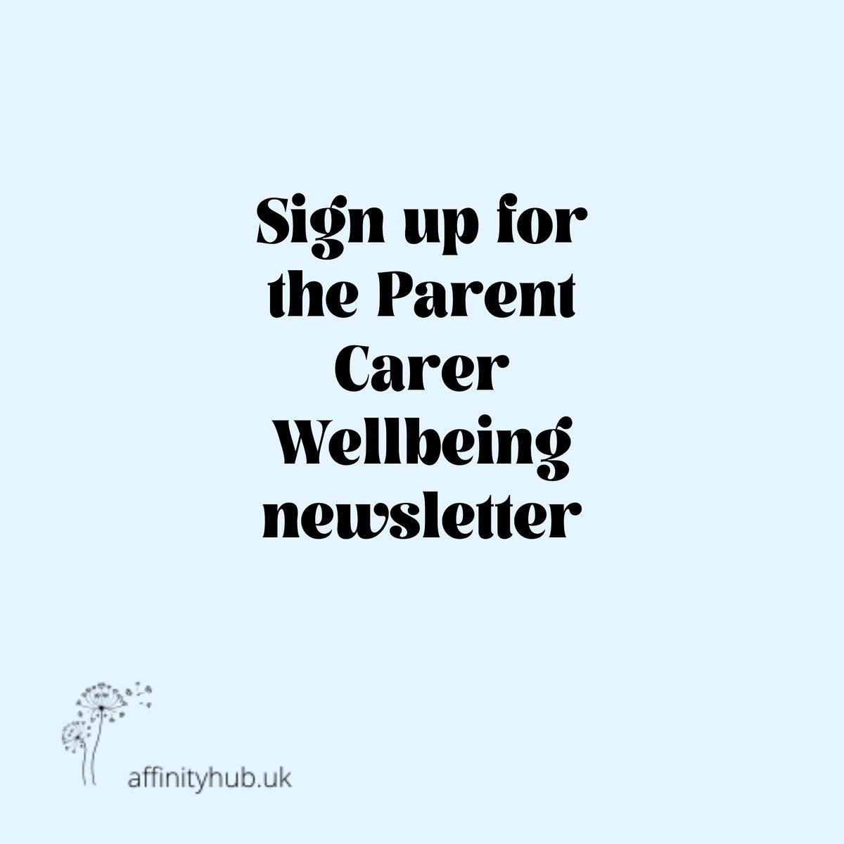 Professionals with an interest in the psychological wellbeing of parents of disabled children - sign up to info & research quarterly newsletter here:

bitly.ws/Q2wR

#parentcarers and #specialneedsparents can sign up too

#parentcarerwellbeing 
Affinityhub.uk