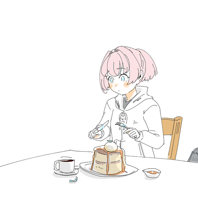 「ホットケーキ テーブル」のTwitter画像/イラスト(新着)