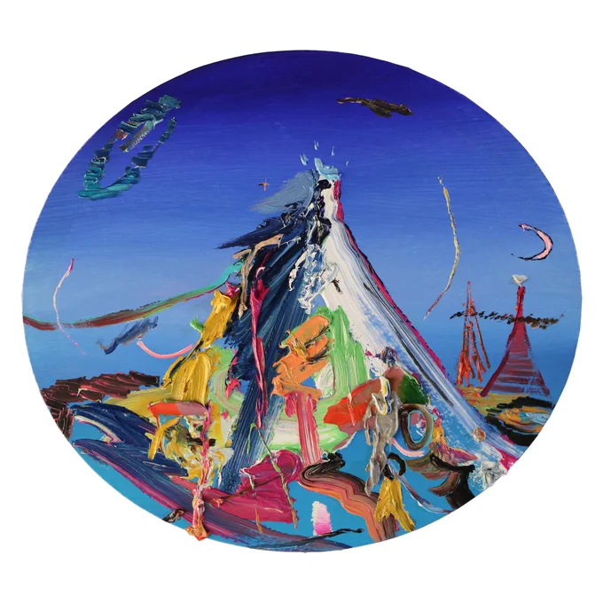 BORDERS 011924oil on canvas450×510mm2024 