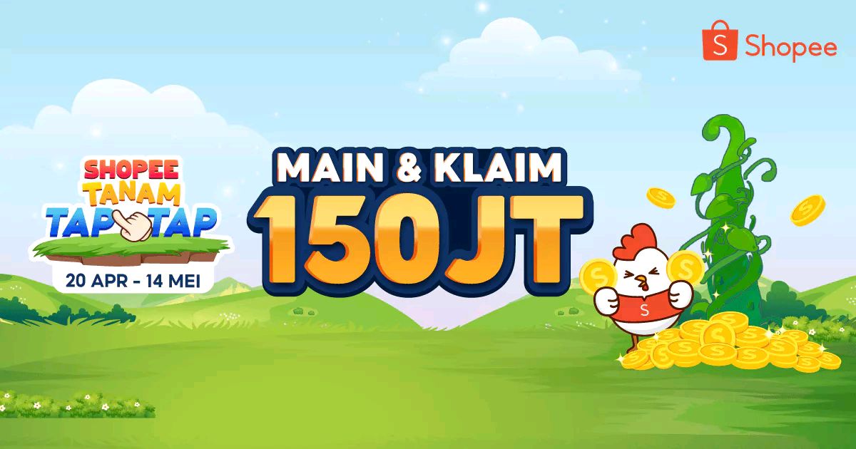 aroelkd's tweet photo. Kamu juga bisa dapat 150JT Koin! Main Shopee Tanam Tap Tap di sini >> https://t.co/VCWhtPcZjz https://t.co/ubBiaHwUqR