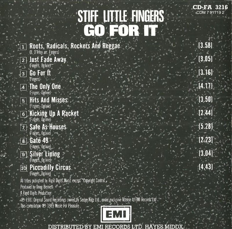 On this day in 1981 No 18 UK Album Charts Stiff Little Fingers “Go For It” IMHO a more polished album but still brilliant. I’ll choose “Safe As Houses” how about you ? #1980s #Punk #StiffLittleFingers @jillwebb2005 @nikidoog @CarolynPPerry @blackenrho @FatOldAnarchist @brunstead