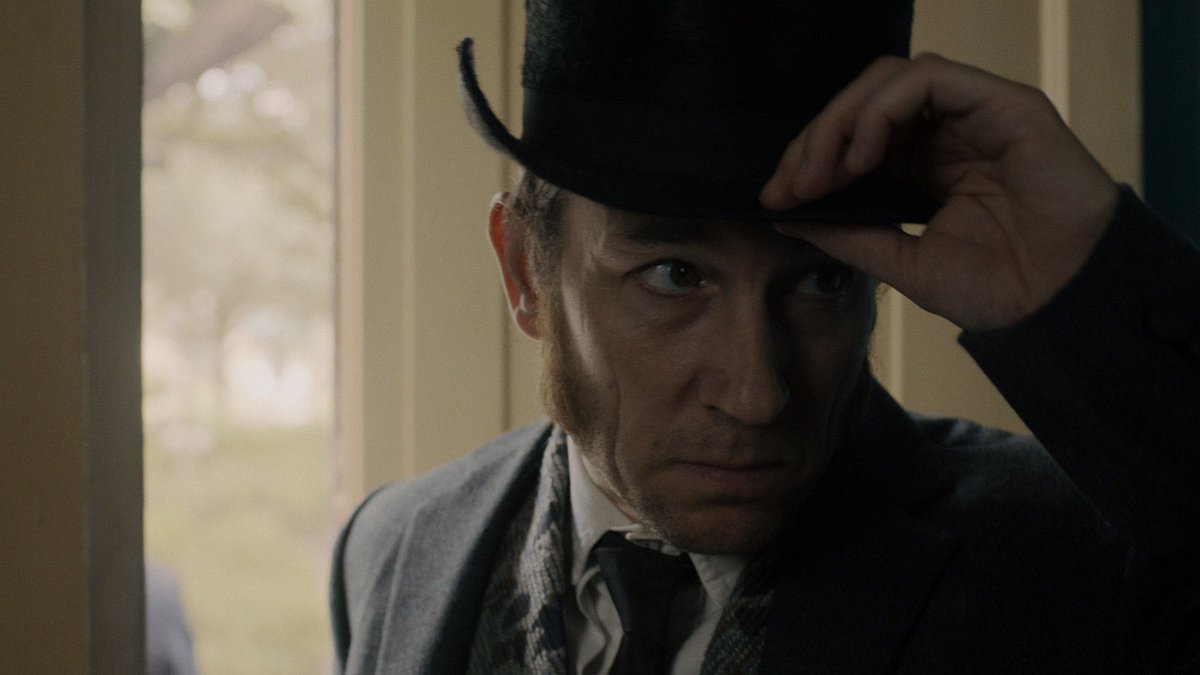 Goodbye, #Manhunt. Goodbye, Mr. Stanton! It was phenomenal: the cast, script, direction, cinematography, costumes and scenery. And the cherry on the cake is @TobiasMenzies! We are waiting for the awards for this series. I have no doubt that there will definitely be nominations!