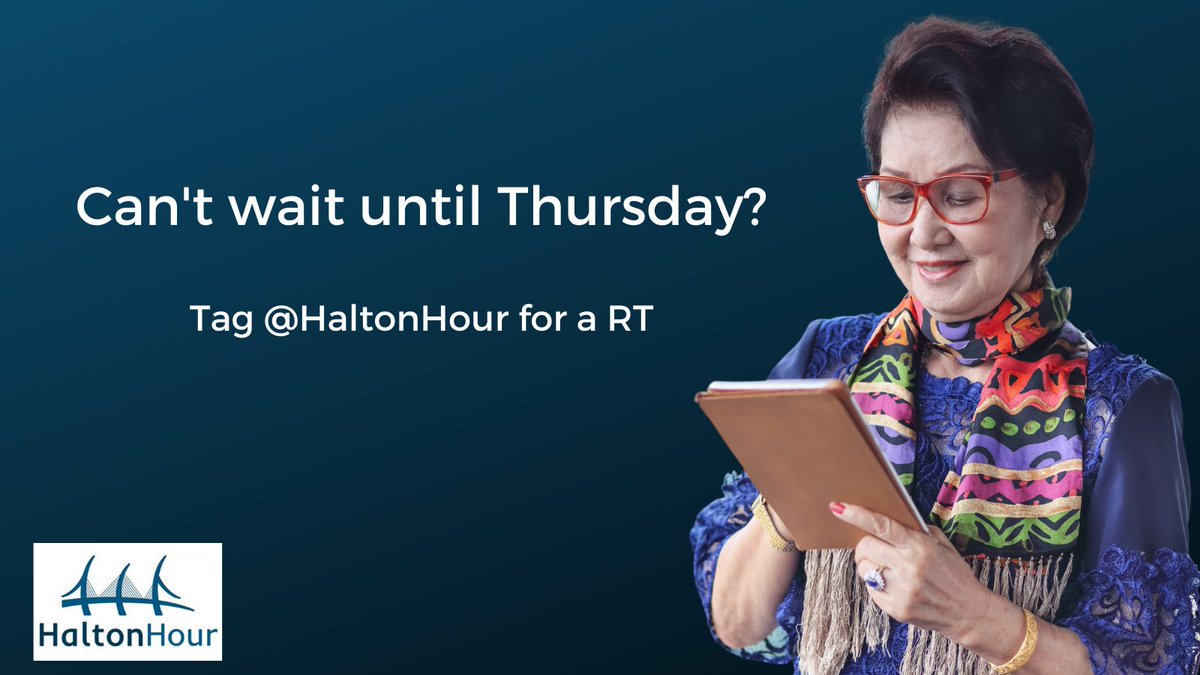 ❓Got great news? 

Share it with us! 

Tag @haltonhour and we'll help spread the word with a retweet. 

#HaltonHour #Runcorn #Widnes #supportlocal