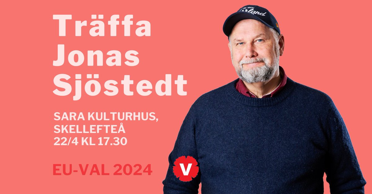 Idag drar valrörelsen igång på allvar med valupptakt i Rentjärn. Imorgon blir det valmöte i Skellefteå 👇 på tisdag i Östersund och på onsdag i Uppsala .