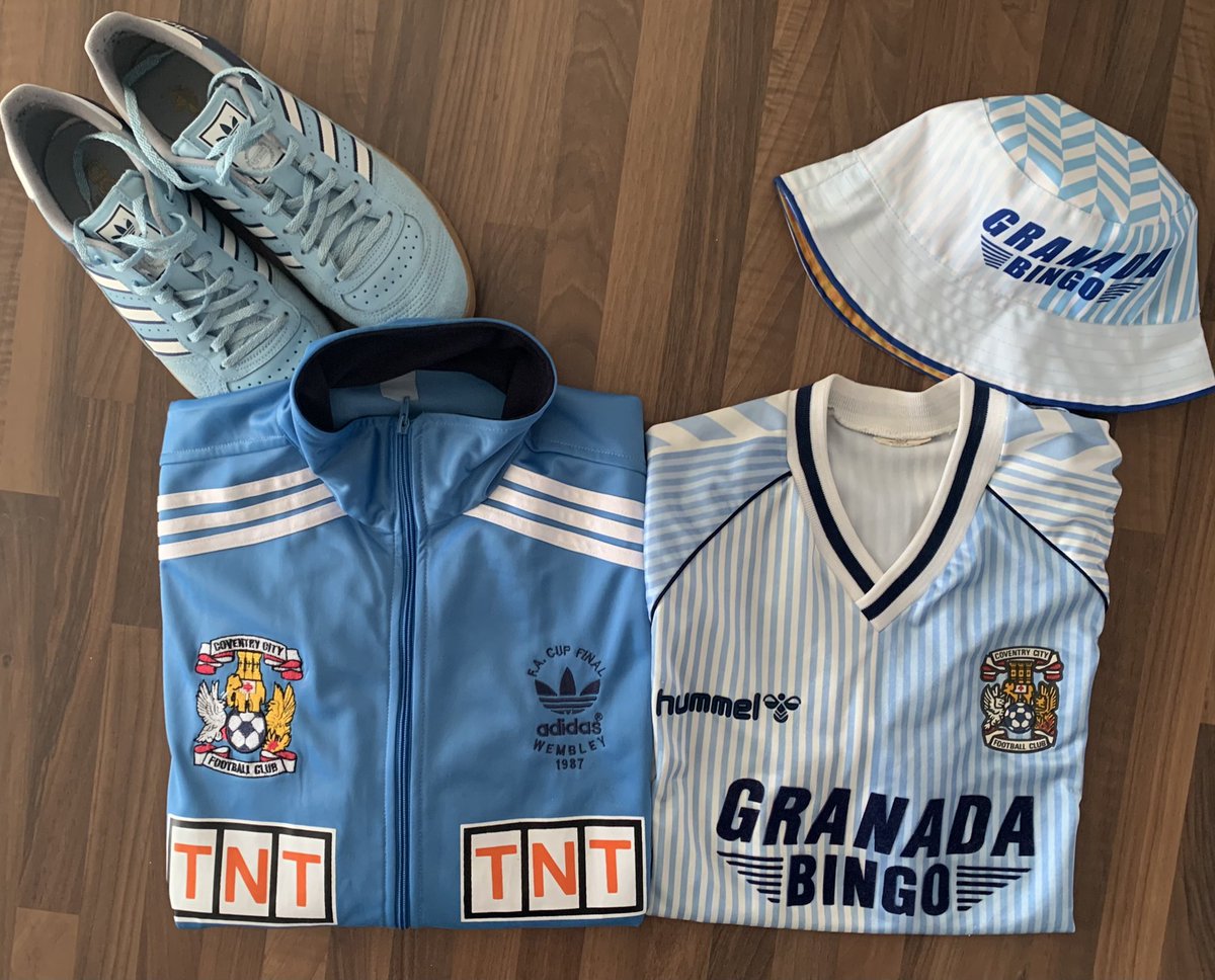 Wembley gear strapped on for another ride… My Team, my City 🩵 🏰 🐘⚽️ Dare to dream….. #PUSB #FACup #FACupSemi #CCFCvsMUFC