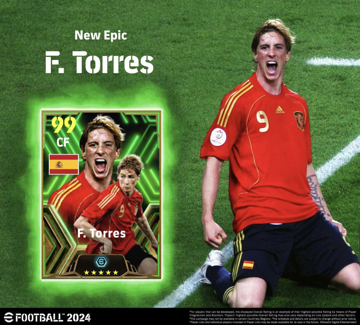 New Epic : Fernando Torres (added in-game) #eFootball 🇪🇸