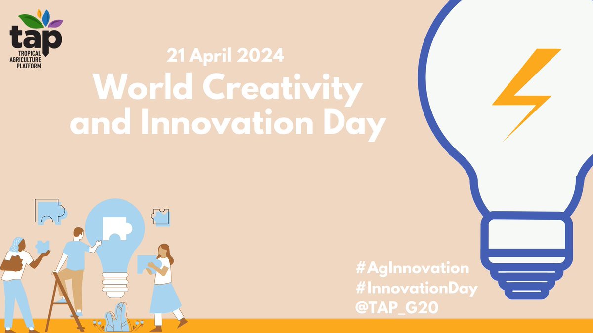 This #InnovationDay, we're fostering creative ecosystems to address problems & challenges to bridge capacity gaps in the tropics🌴

Integrated data driven solutions must be adapted to the needs of small-scale producers for development & targeted interventions worldwide🌏

#WCID