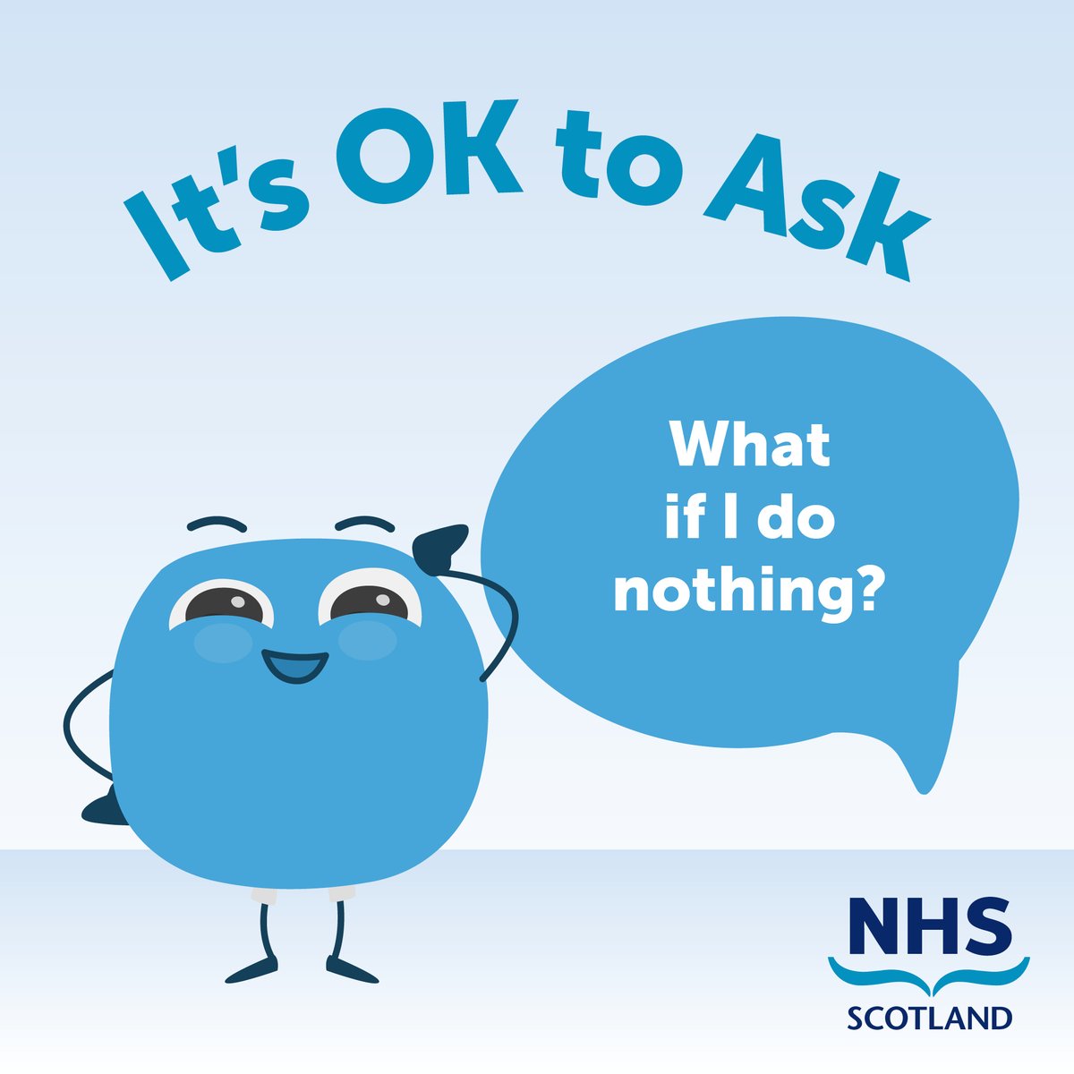 Do you know #ItsOKtoAsk? To help you get the most out of your next healthcare appointment, there are 4 key questions it’s worth remembering to ask. For more info visit: nhsinform.scot/its-ok-to-ask #ItsOKtoAsk