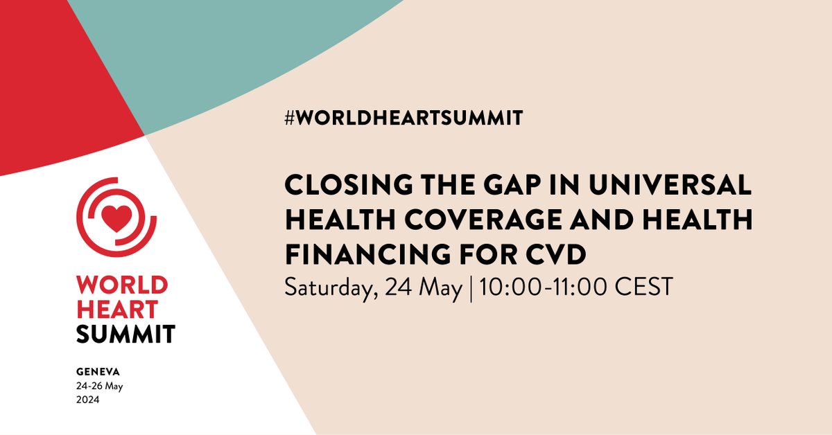 Achieving #UHC is essential in addressing the global burden of cardiovascular disease. The Ministerial panel of the #WorldHeartSummit will showcase examples from countries in different regions that scaled up efforts to achieve UHC. Learn more: worldheartsummit.org