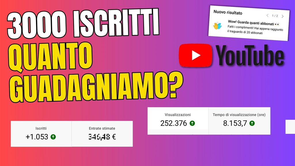 Nuovo video sul canale, analizziamo la crescita e i numeri del canale con 3000 iscritti. 🔗 Link video: youtu.be/u4UtymsaUmI?si… Supportaci con un like, commenta e condividi il video, grazie di ❤️ Ario e Chiara. #Youtube #guadagni #crescita #iscritti #faibuonviaggio #analitiche