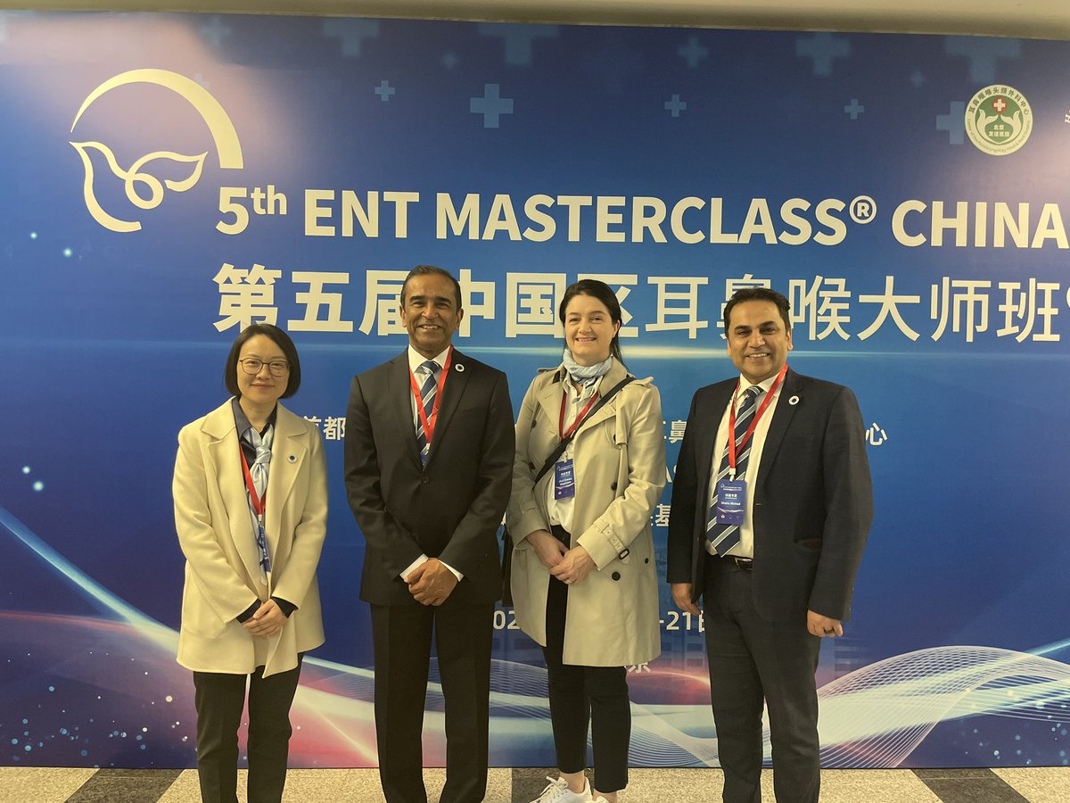Great to be lecturing at ENT Masterclass in China . The sheer scale is mind blowing. 9000 specialists & trainees attending in person or virtually to share knowledge, skills & experience. Amazing experience.